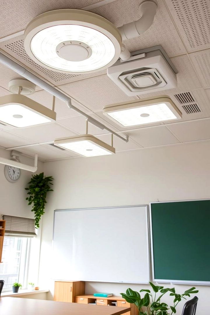 Choose Eco Friendly Lighting Materials - 22 Classroom Lighting Ideas
