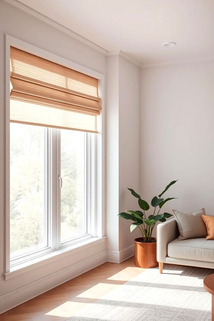 Choose Simple Window Treatments - 22 Minimalist Decorating Ideas