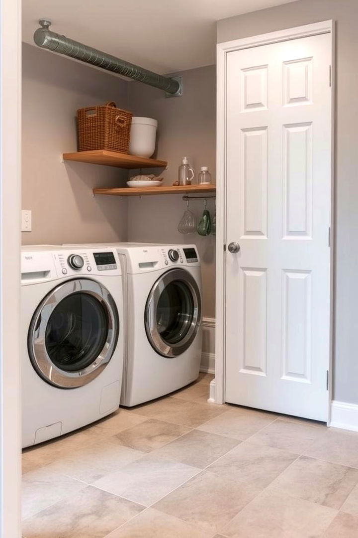 Choosing Durable Flooring Options - 22 basement laundry room ideas