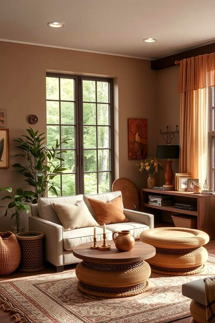 Choosing Earthy Color Palettes - 22 Boho Room Ideas