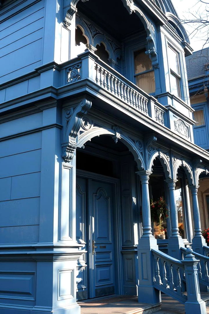 Choosing the Right Blue Shade for Victorian Exteriors - 22 blue victorian house colors