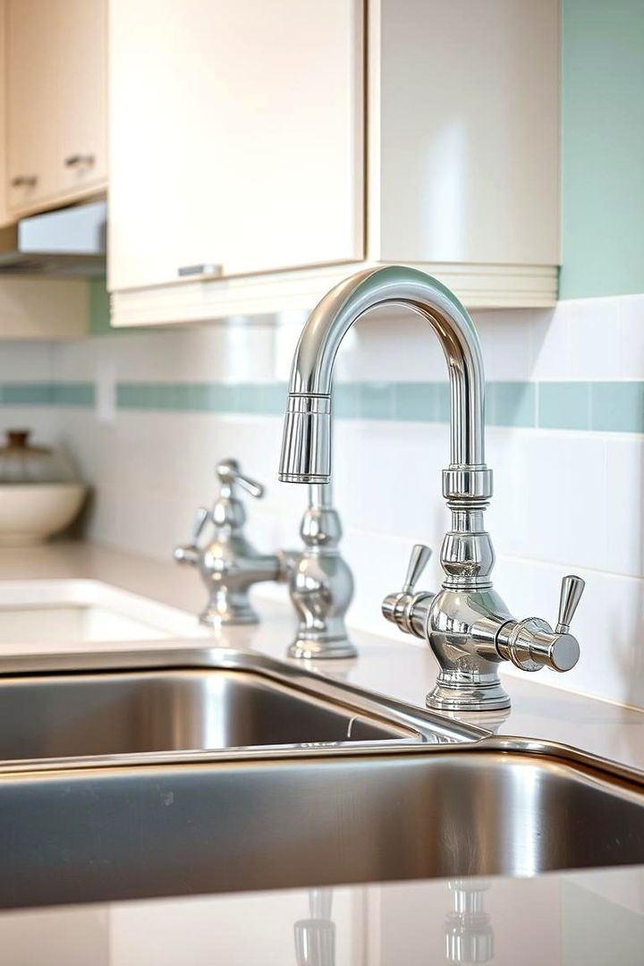 Chrome Details and Fixtures - 22 1950s Kitchen Ideas
