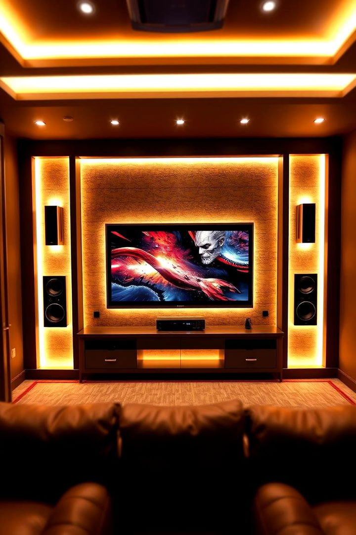 Cinematic Surround Setup - 22 Tv Wall Ideas