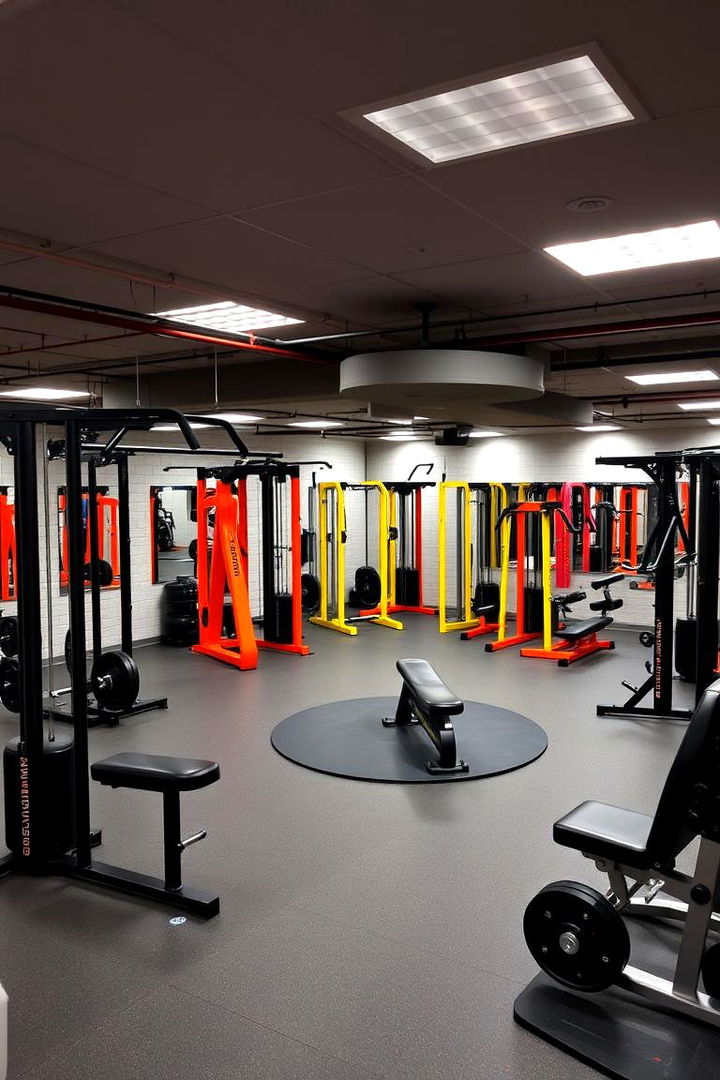 Circuit Training Hub - 22 Basement Gym Ideas