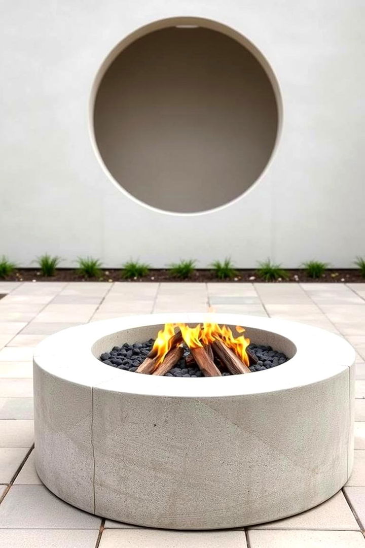 Circular Concrete Fire Pit - 22 Backyard Fire Pit Ideas Landscaping