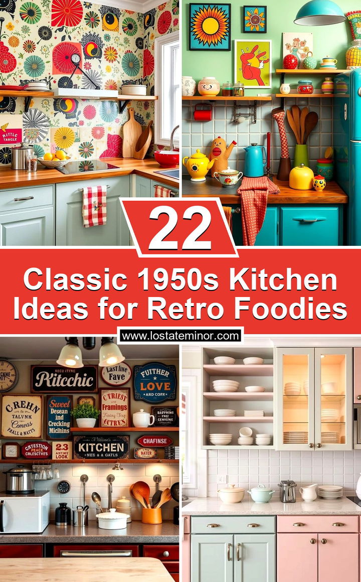 Classic 1950s Kitchen Ideas for Retro Foodies