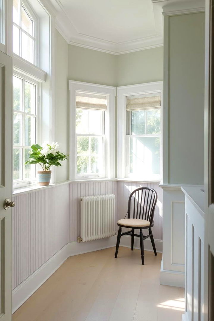 Classic Beadboard Charm - 22 Living Room Wainscoting Ideas