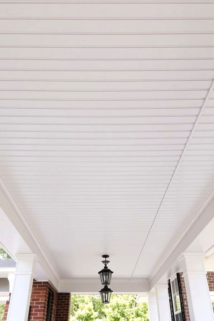 Classic Beadboard Style - 22 Porch Ceiling Ideas