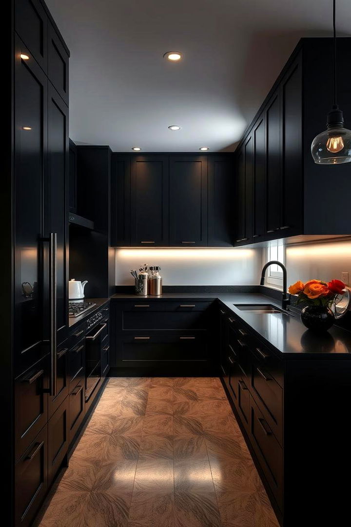 Classic Black Elegance - 22 Kitchen Cabinet Color Ideas