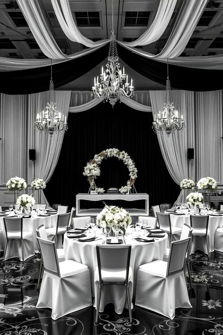 Classic Black and White Gala - 22 Wedding Theme Ideas