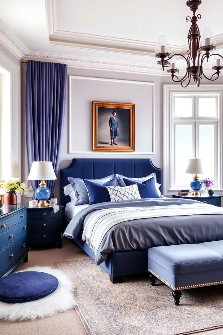 Classic Blue and Purple Symphony - 22 Blue and Purple Bedroom Ideas