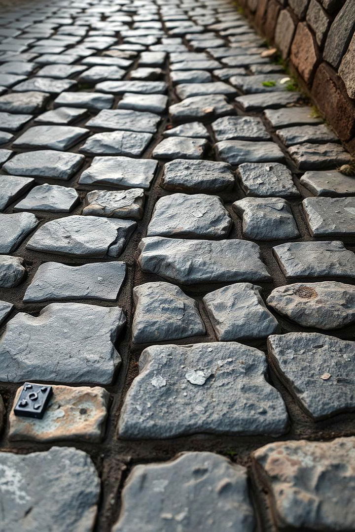 Classic Cobblestone Charm - 22 Front Walkway Ideas