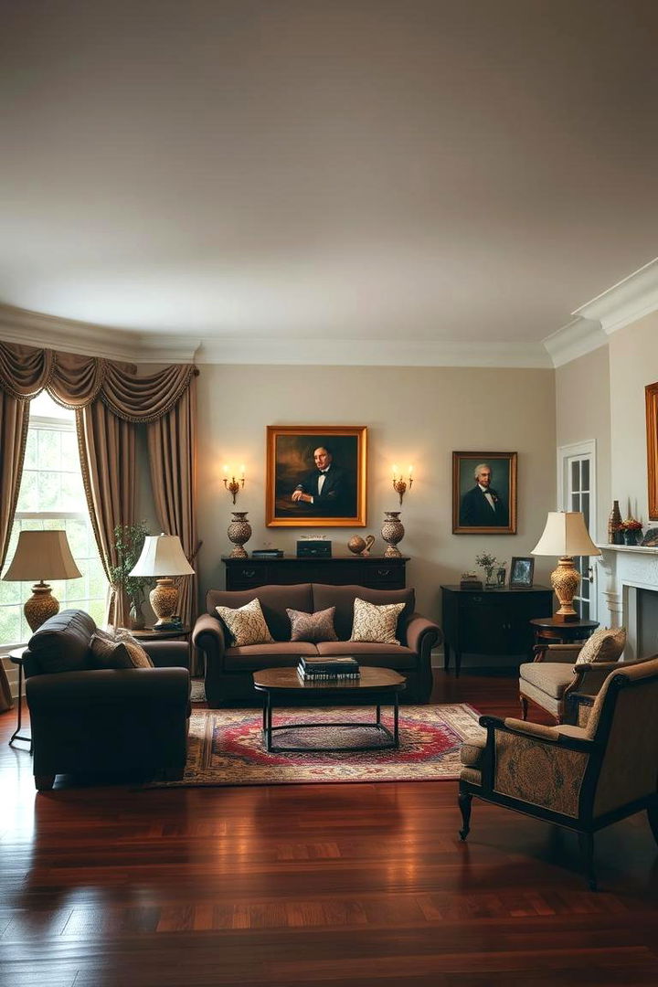 Classic Comfort and Style - 22 Dark Brown Couch Living Room Ideas