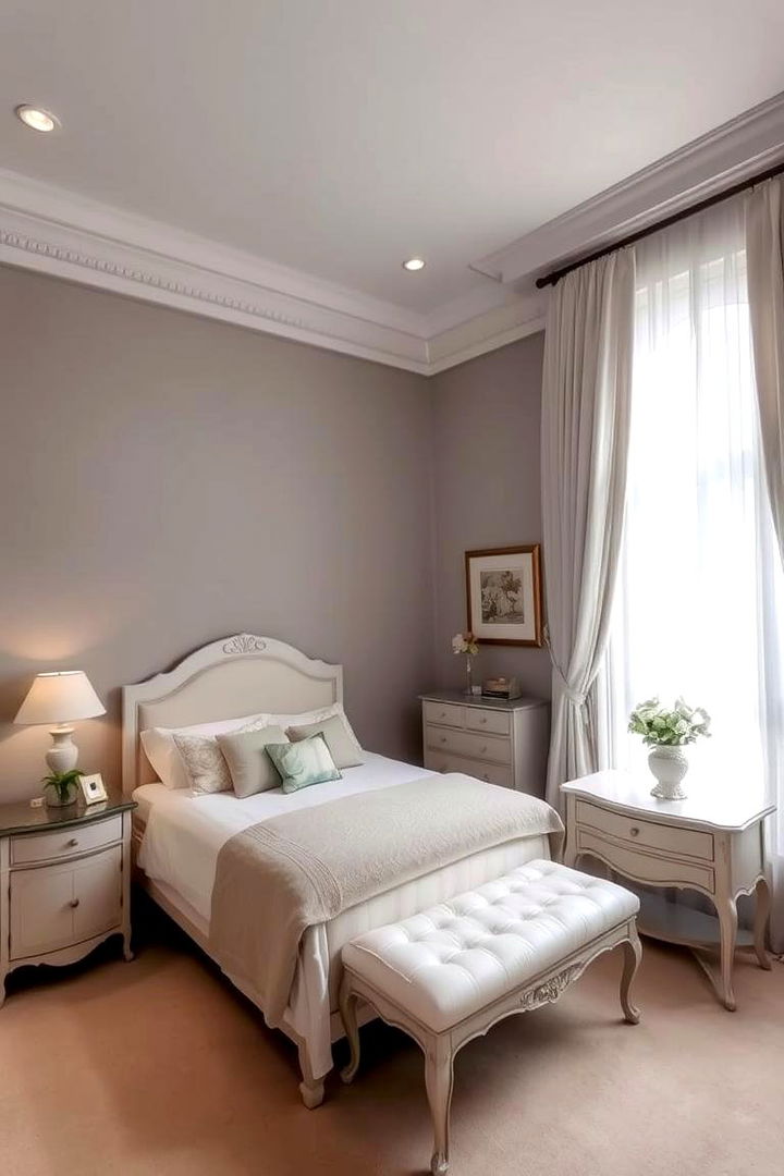Classic Comfort in Greys - 22 Grey and White Bedroom Ideas
