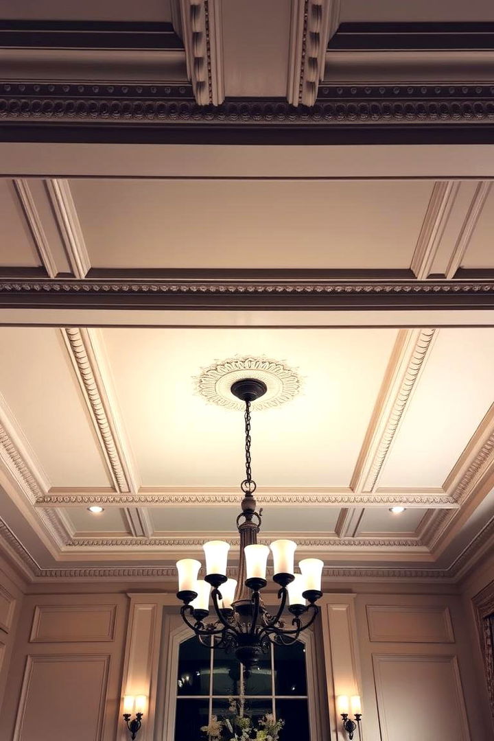 Classic Crown Detailing - 22 Dining Room Ceiling Ideas
