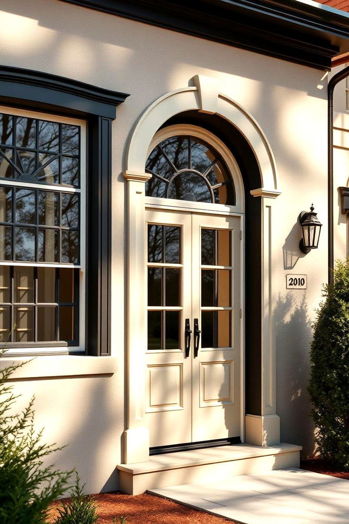 Classic Curb Appeal - 22 beige and black house exterior ideas