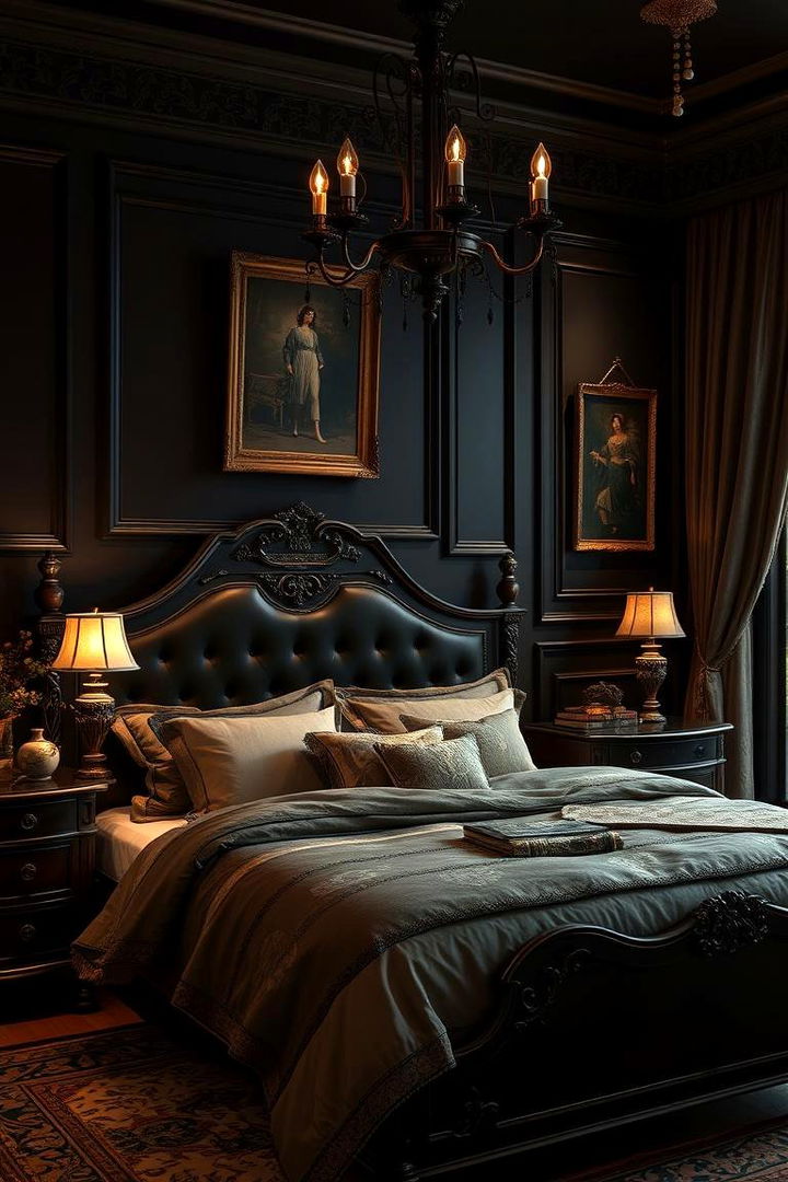 Classic Elegance with Timeless Undertones - 22 Black and Brown Bedroom Ideas