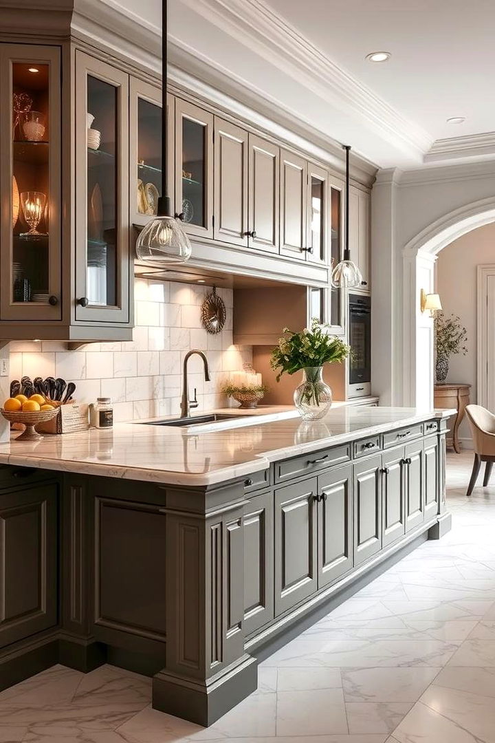 Classic Elegant Setting - 22 Breakfast Bar Ideas