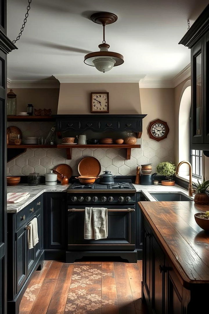 Classic Gothic Moods - 22 Gothic Kitchen Ideas