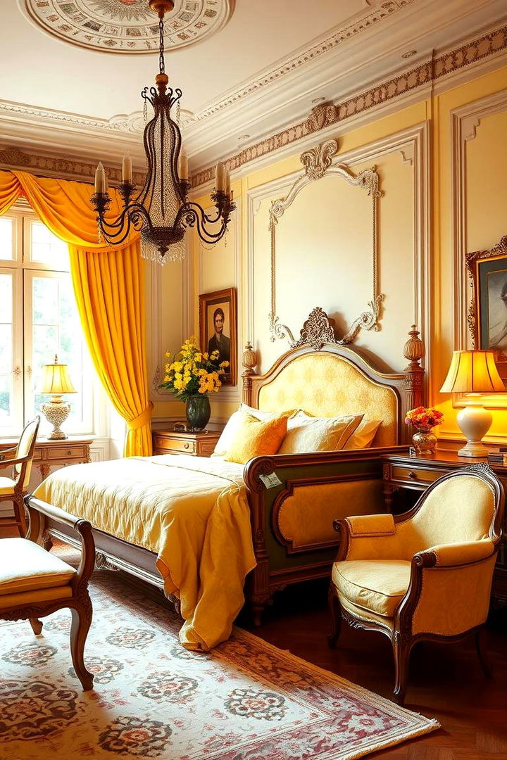 Classic Lemon Elegance - 22 Lemon Bedroom Ideas