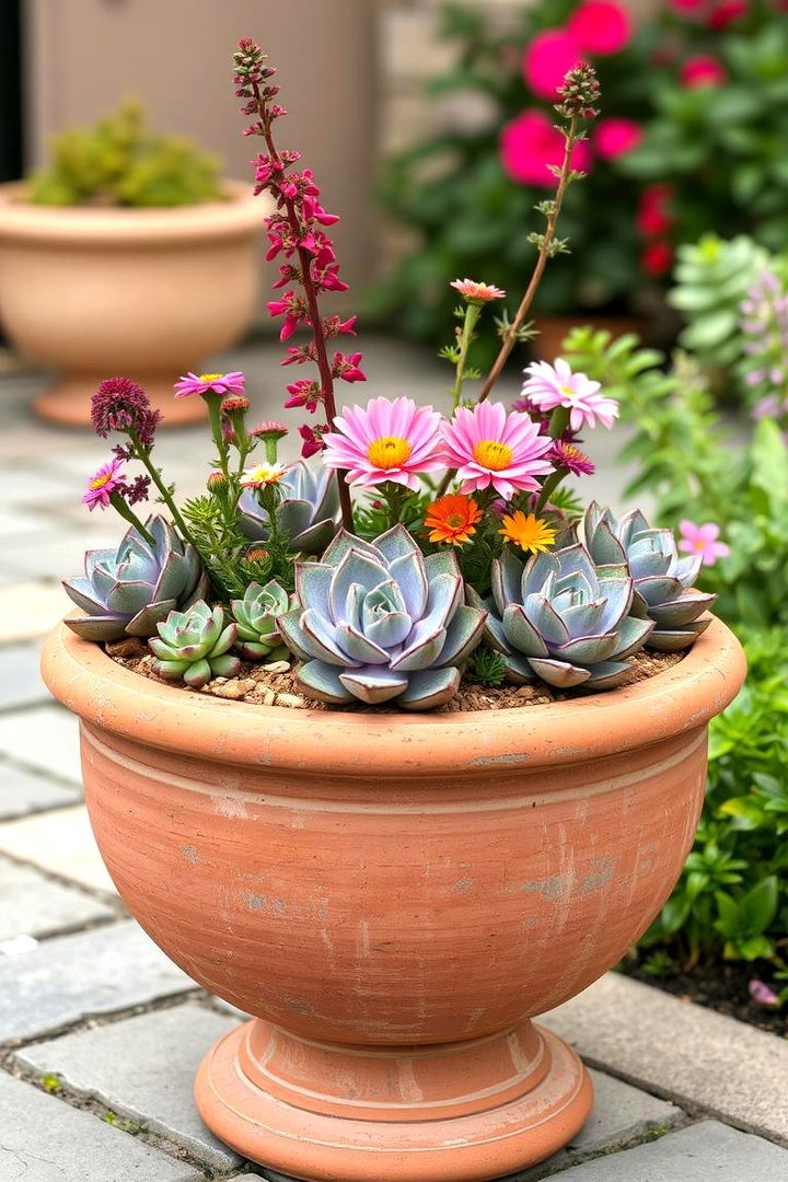 Classic Mediterranean Planters - 22 Mediterranean Patio Ideas