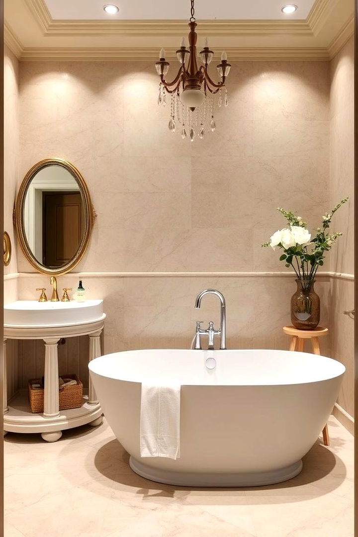 Classic Meets Contemporary Fusion - 22 Travertine Tile Bathroom Ideas