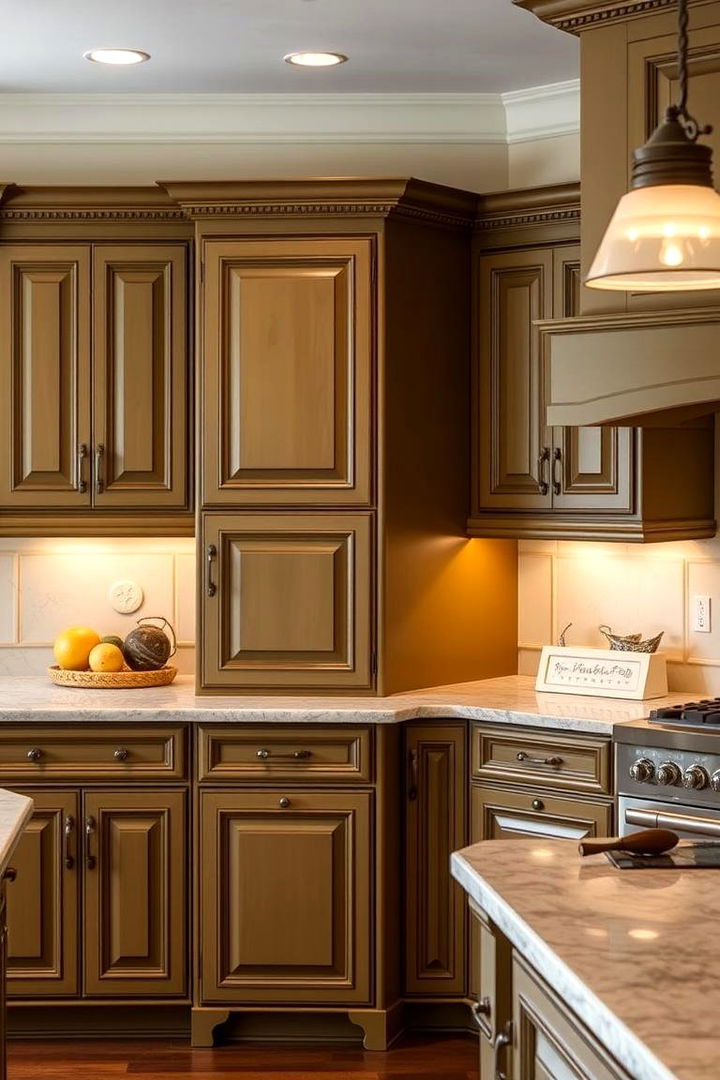 Classic Olive Cabinetry - 22 Olive Green Kitchens