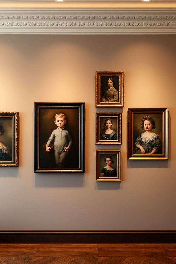Classic Portrait Displays - 22 Gallery Wall Ideas