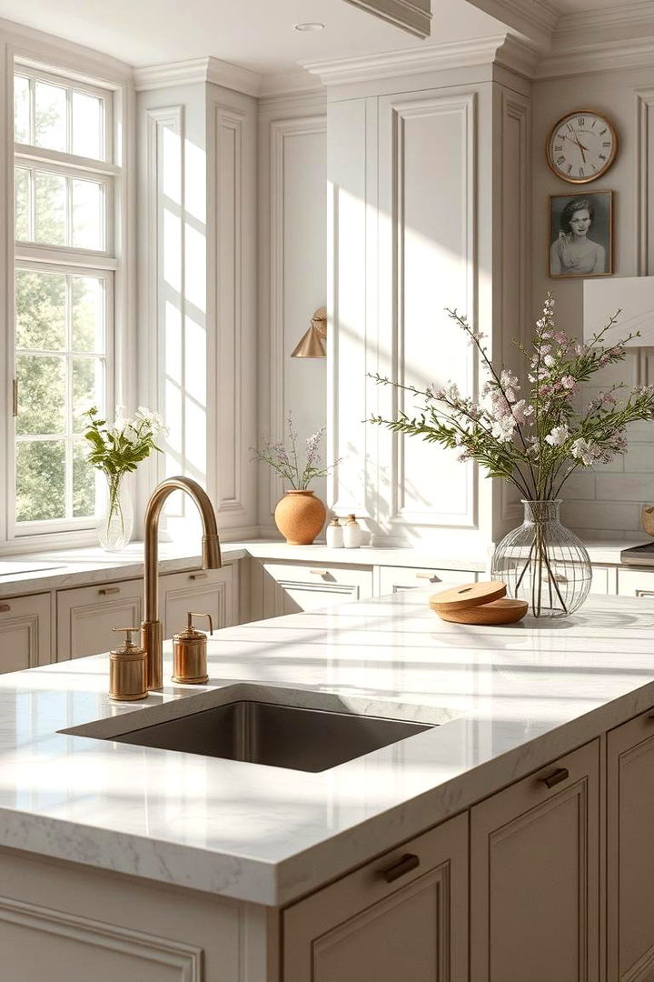 Classic Quartz Elegance - 22 Quartz Fireplace Surround Ideas