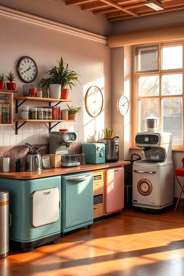 Classic Retro Station - 22 Coffee Station Ideas
