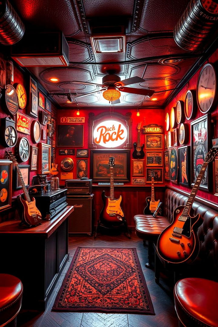Classic Rock Tribute Room - 22 Guitar Room Ideas