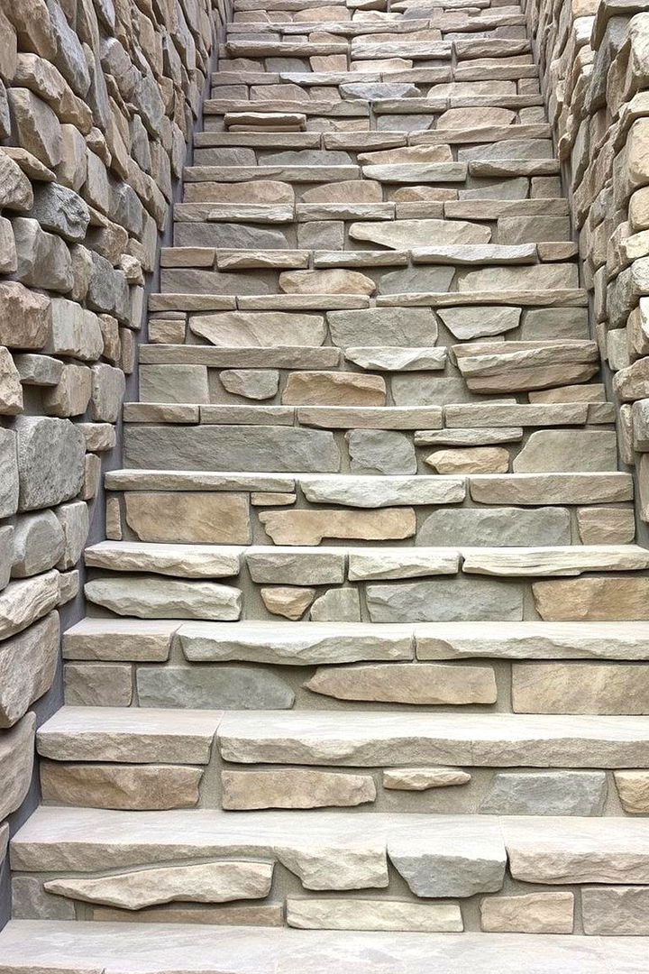 Classic Stone Steps - 22 Front Step Ideas
