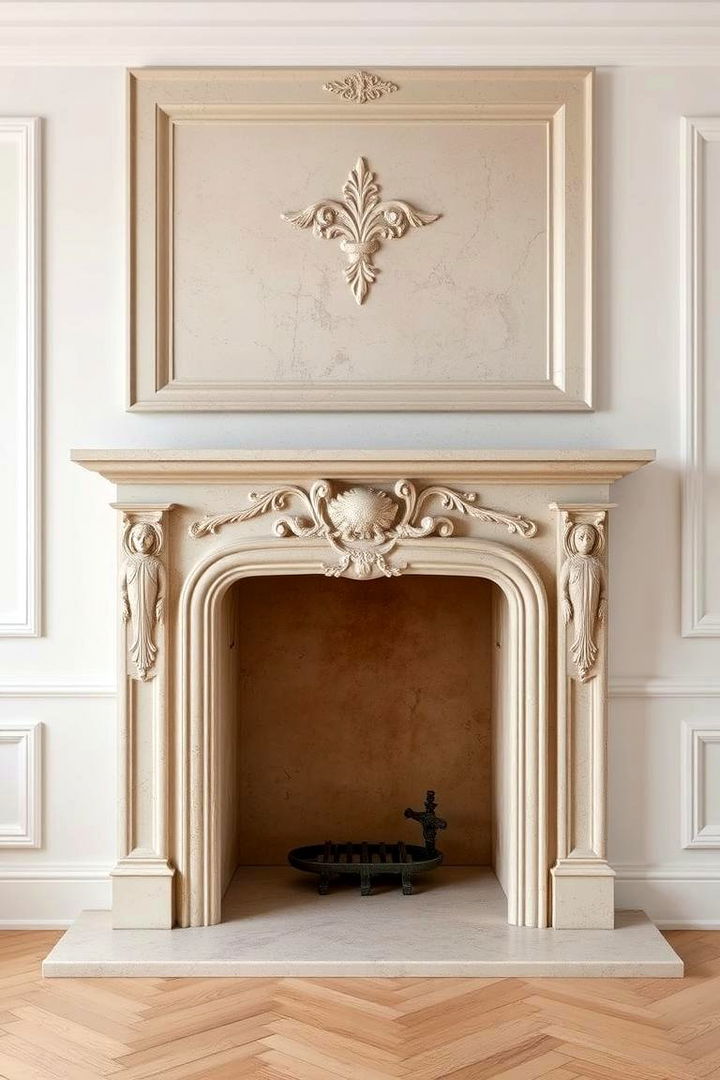 Classic Stucco Embellishments - 22 Stucco Fireplace Ideas
