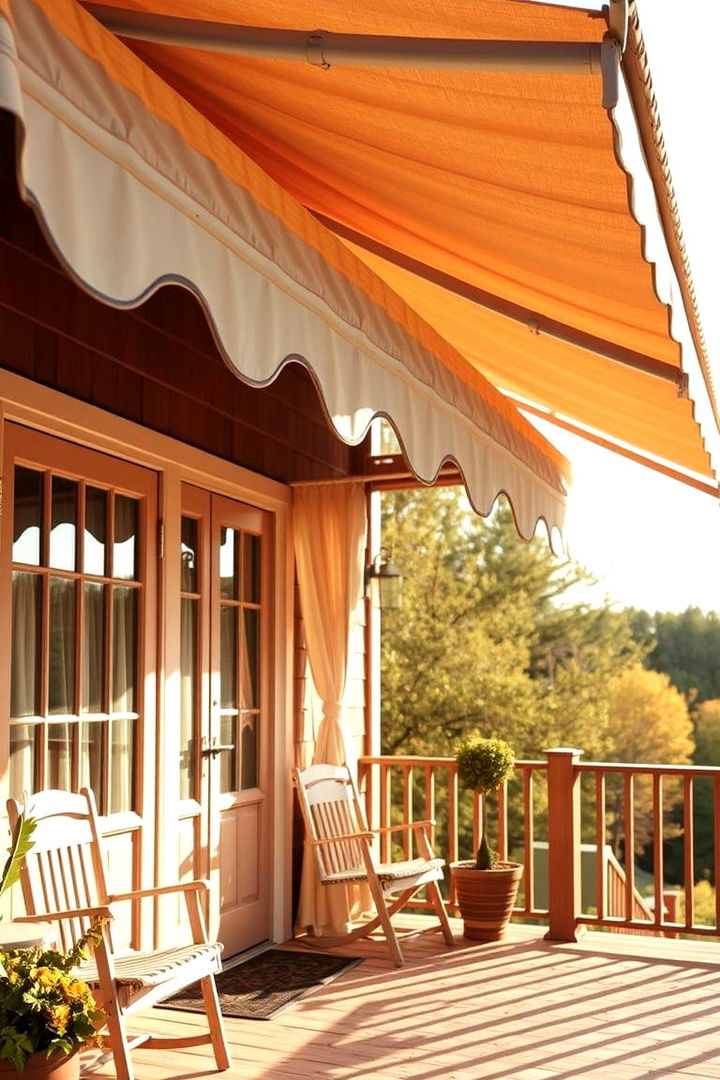 Classic Sunshade Awning - 22 Deck Awning Ideas