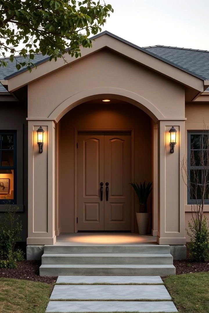 Classic Taupe Simplicity - 22 Brown Exterior House Colors