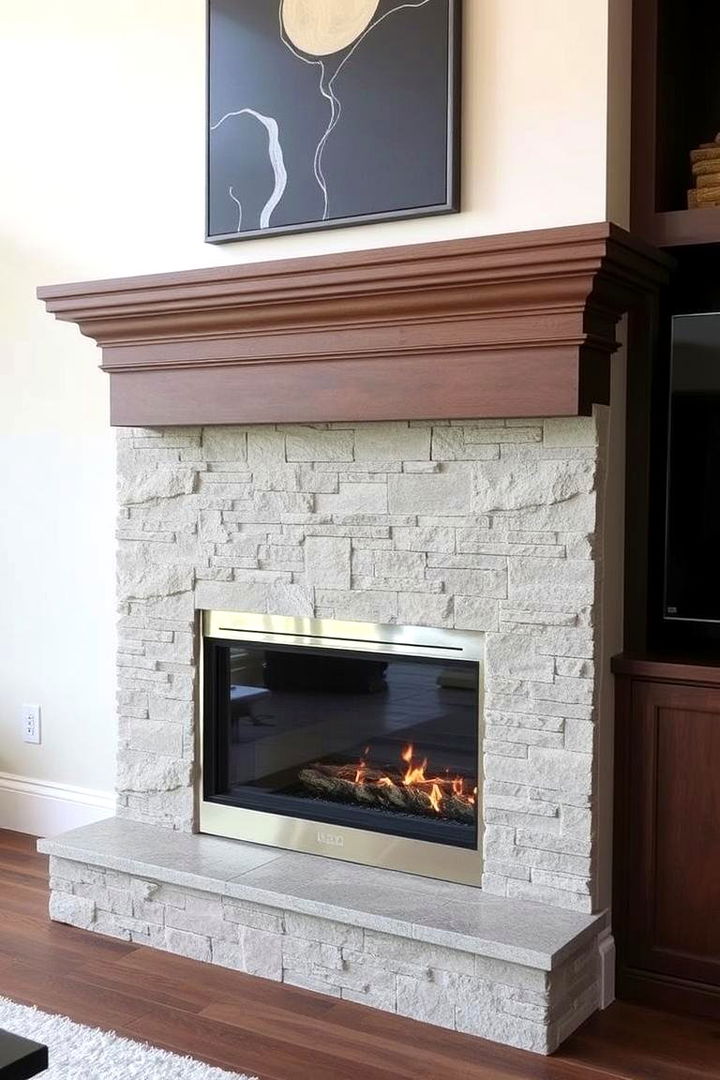 Classic Twist in Contemporary Design - 22 linear fireplace ideas