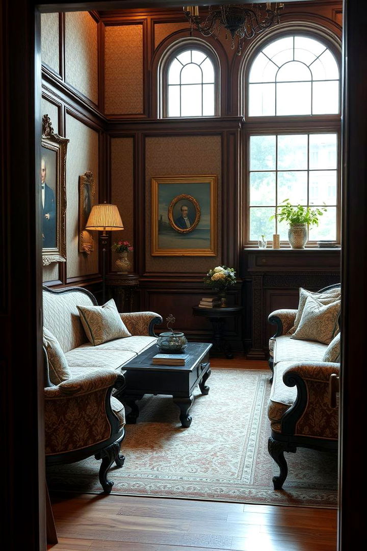 Classic Upholstered Seating - 22 Vintage Living Room Ideas