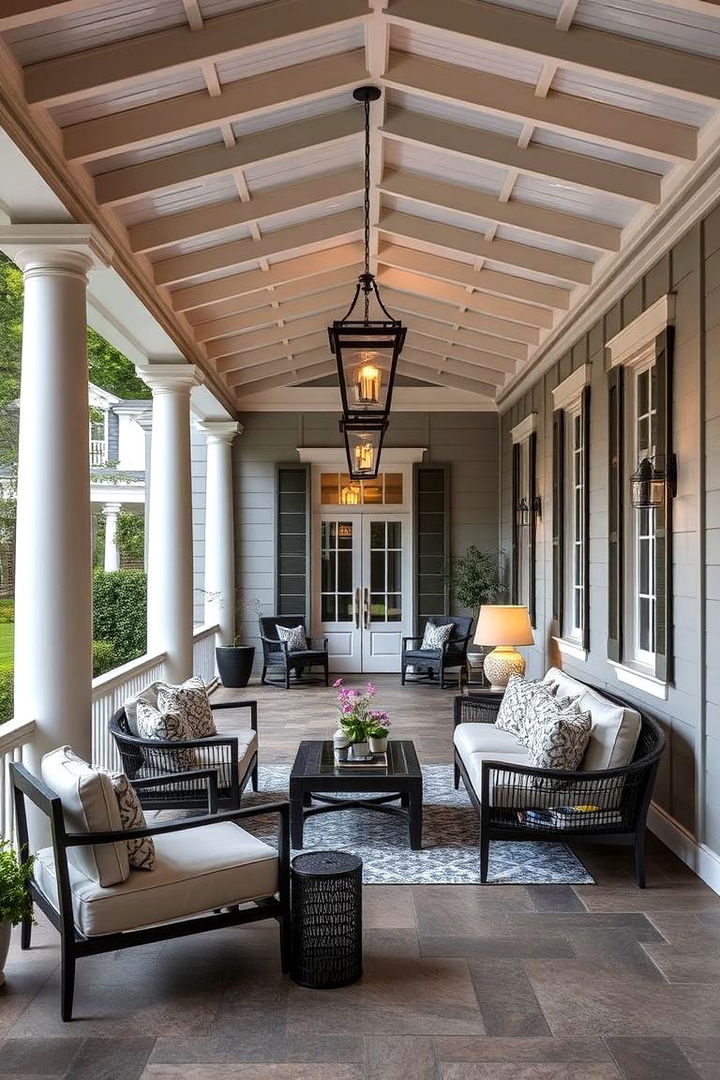 Classic Verandah with a Modern Twist - 22 Large Front Porch Ideas
