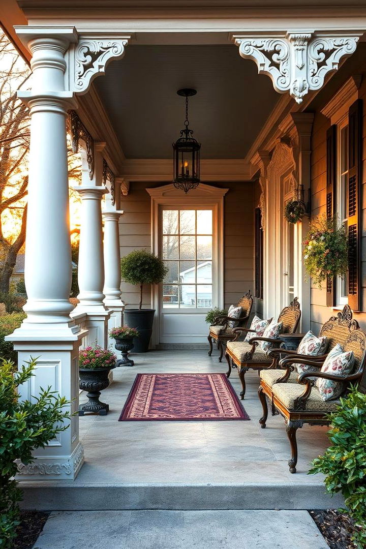 Classic Victorian Porch Design - 22 Covered Porch Ideas