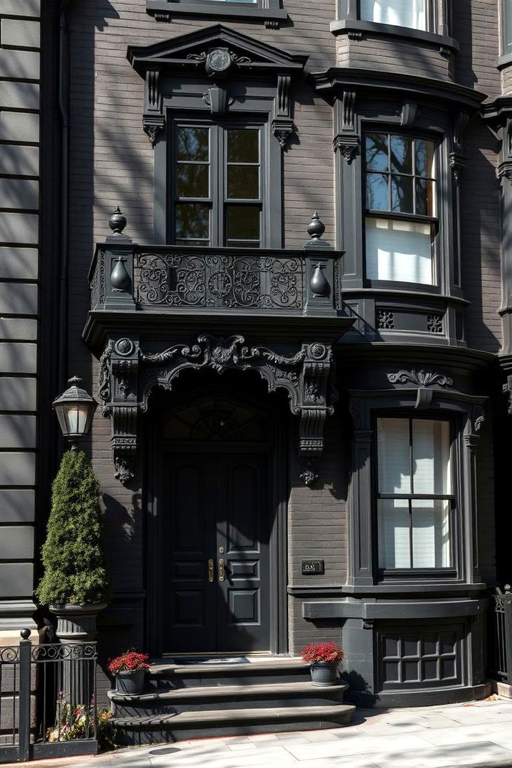 Classic Victorian with Dark Accents - 22 black siding house ideas