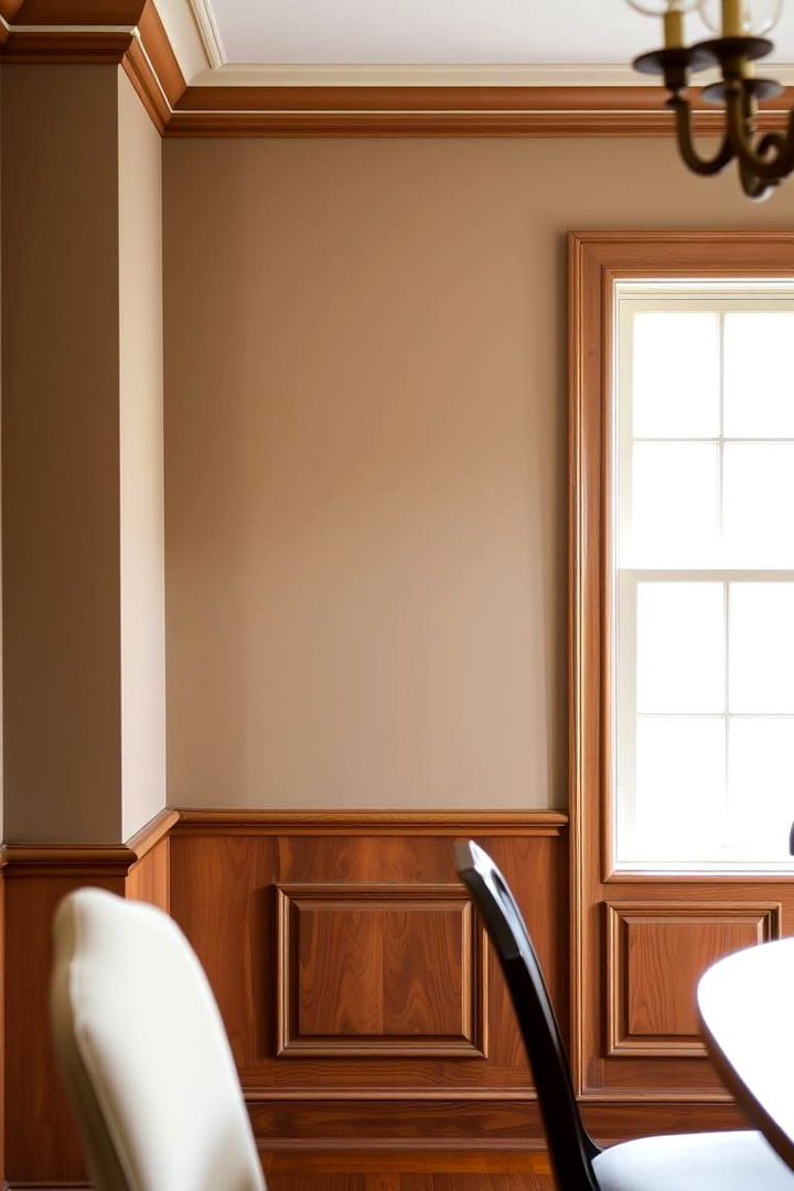 Classic Wainscoting Detail - 22 Dining Room Accent Wall Ideas