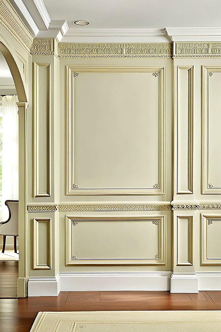 Classic Wainscoting Detailing - 22 Half Wall Paneling Ideas