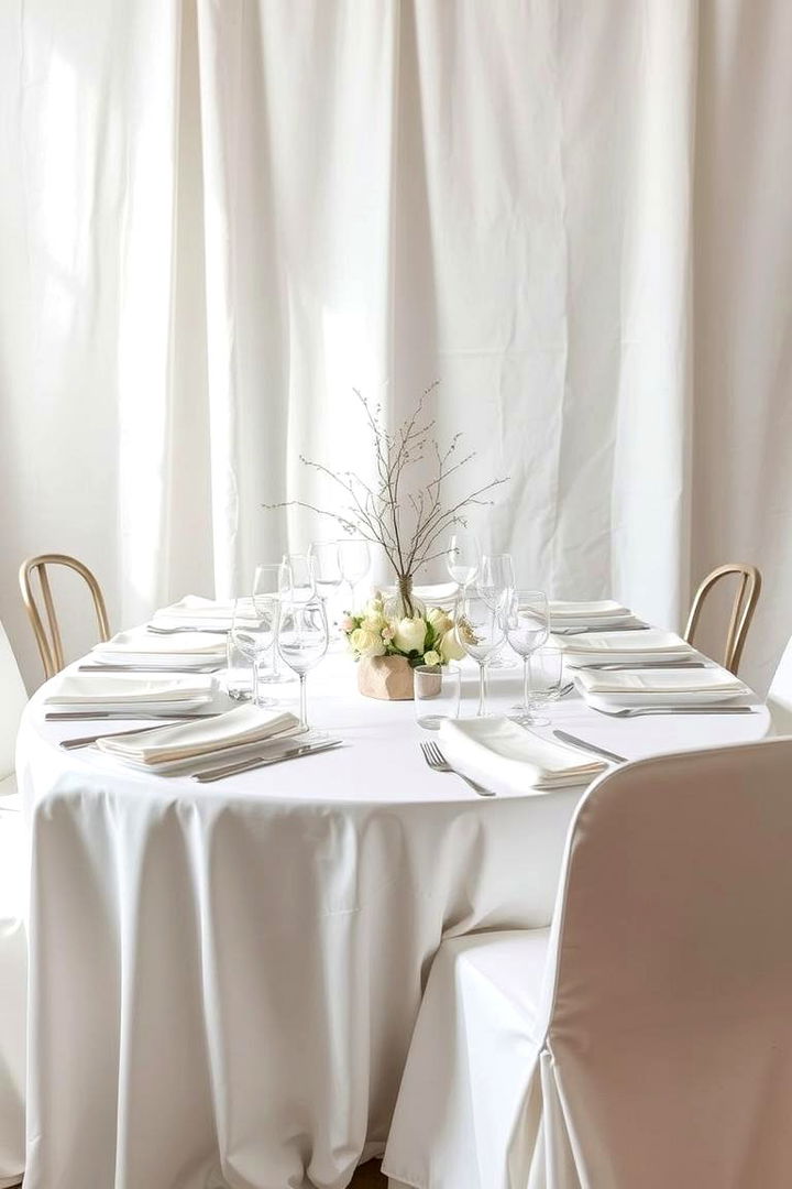 Classic White Tablescape - 22 Tablescape Ideas