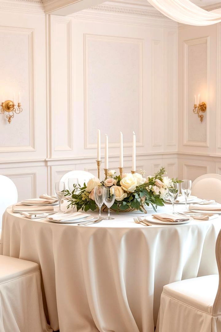 Classic White and Blush Ensemble - 22 Wedding Table Decoration Ideas