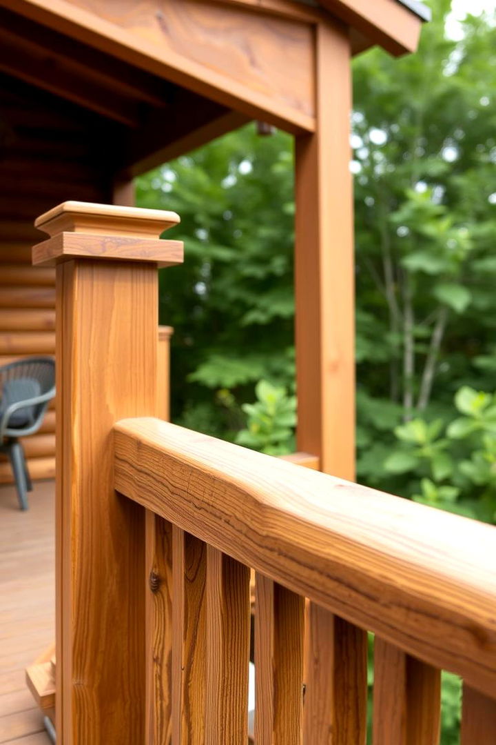 Classic Wood Railing - 22 Deck Railing Ideas