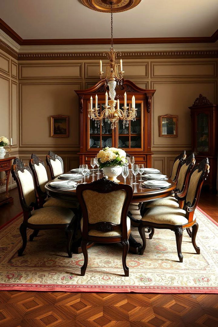 Classical Dining Set - 22 French Country Kitchen Ideas