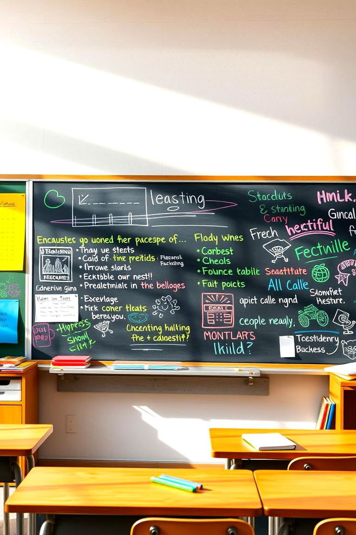 Classroom Engagement Chalkboard Tips - 22 Chalkboard Ideas