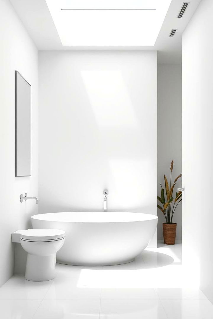 Clean Lines Appeal - 22 Small White Bathroom Ideas