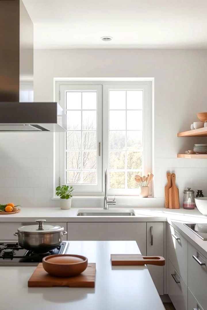 Clean Lines and Minimalist Appeal - 22 Kitchen Window Ideas Over Sink