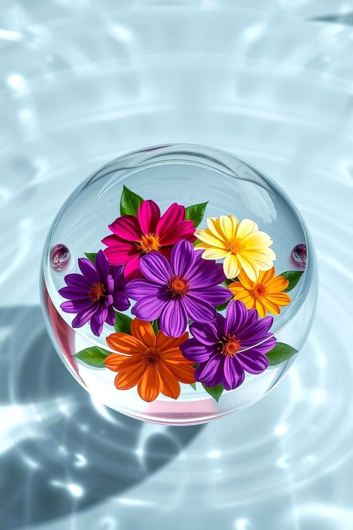 Clear Globe Delight - 22 Floating Wedding Centerpiece Ideas